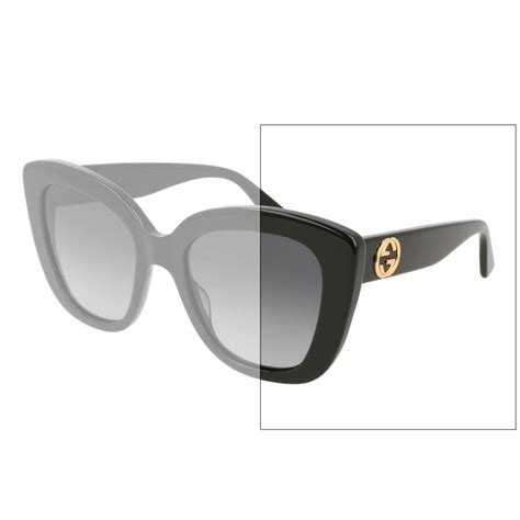 RICAMBIO GUCCI GG0327S. Aste di ricambio nere. 